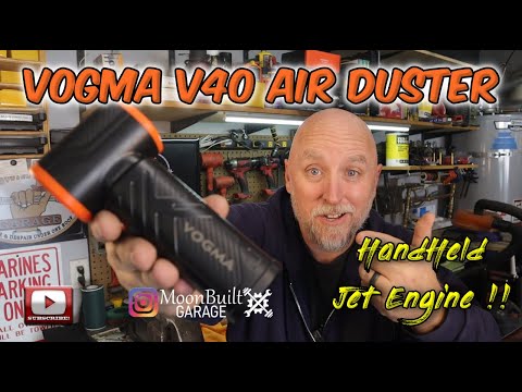 I Got a WEIRD Gadget in the Mail - VOGMA V40 Air Duster - JET ENGINE POWERED DUSTER!