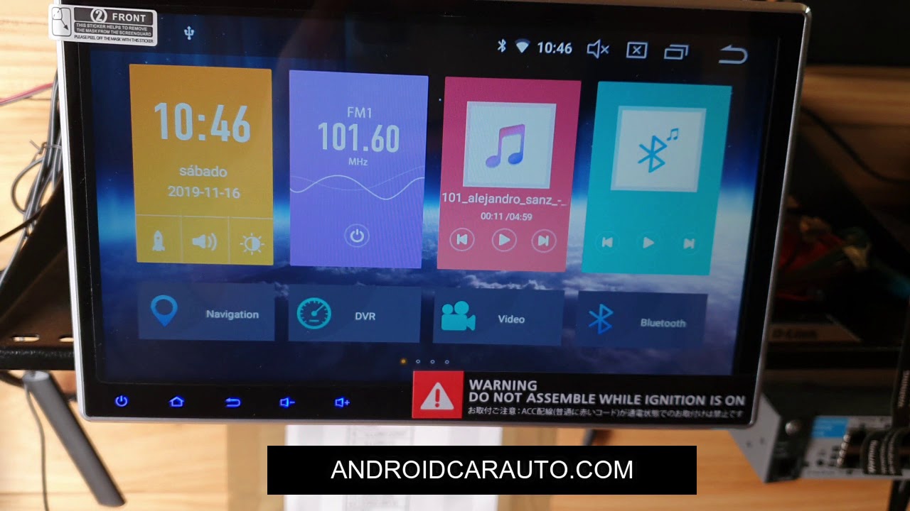 Autoradio 2 DIN S-9089 1GB/16GB GPS Android 10.1 9 pulgadas
