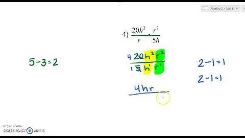 Unit 6 Day 2 Exponent Review Part 2 Video Notes