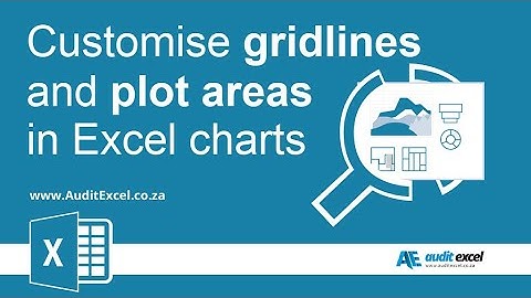 Customise the gridlines and plot area in Excel 2007 Graphs