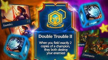 I played THE MOST INSANE DOUBLE TROUBLE Noxus Comp!! | Teamfight Tactics Set 9.5