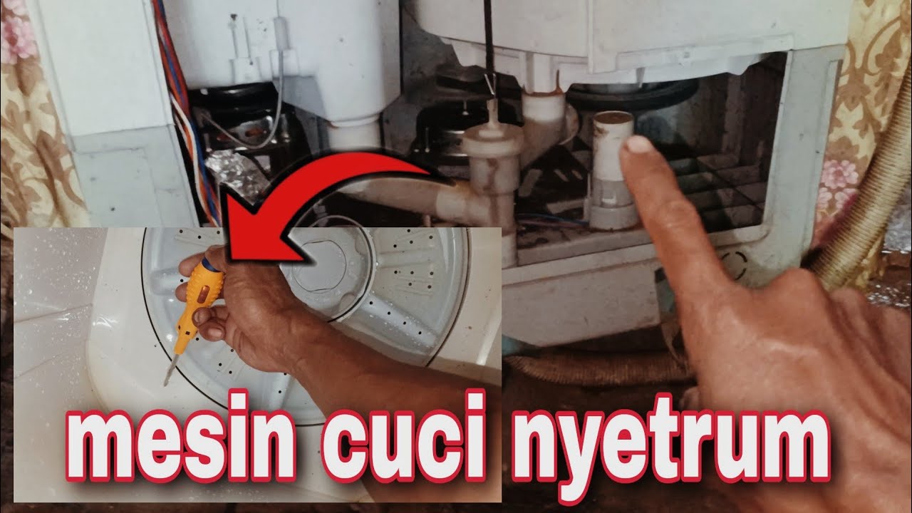 temuan baru nih...!mesin cuci nyetrum cuma ini masalah nya (nol rupiah)