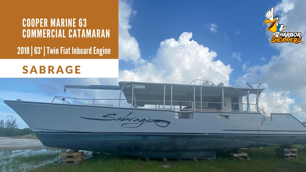 2018 Cooper Marine 63 Commercial Catamaran SABRAGE for Sale
