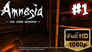 THE MONSTER!!! - Amnesia The Dark Descent HD - Part 1