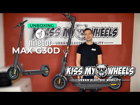 UNBOXING TROTTINETTE ELECTRIQUE NINEBOT MAX G30D V2 // Swiss Edition -Autonomie 65 Km / Moteur 350W