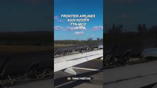 Frontier Airlines A320 N233FR Arriving @ Orlando, FL (MCO) #AvGeek