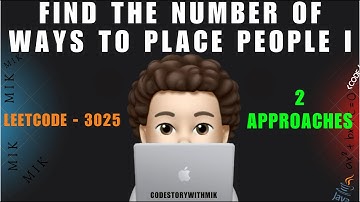 Find the Number of Ways to Place People I | 2 Detailed Approaches | Leetcode 3025 | codestorywithMIK
