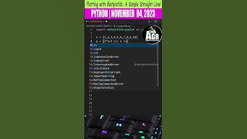 #Py_Shorts004 - Plotting with Matplotlib: A Simple Straight Line! 📈 | #matplotlib #python #linegraph