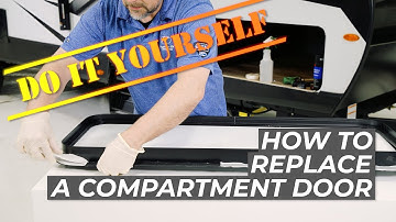 How to replace your RV Compartment Door - Do it Yourself!