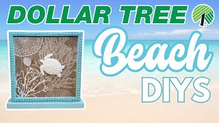 🐬 Lost at Sea: 8 NEW Dollar Tree DIYS \& Hacks! Coastal Beach Decor 2024 Shore Living