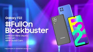 From fine to fantastic with #FullOnBlockbuster Galaxy F22 | Samsung