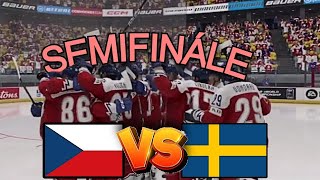 ČESKO🇨🇿 - ŠVÉDSKO🇸🇪 SEMIFINÁLE MISTROVSTVÍ SVĚTA U20 V HOKEJI/NHL 24/