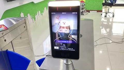 RA08T Turnstile Facial Recognition Access Control with Temperature Detection