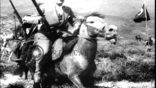 Turkish Recruits Muster In The War For Independence After Wwi. Hd Stock Footage