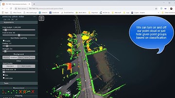 SCC - Publish a point cloud to Potree