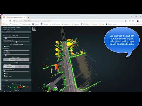 SCC - Publish a point cloud to Potree