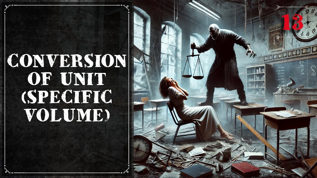 13. Conversion of Unit (Specific Volume) | Chemical Engineering | The Engineer Owl 