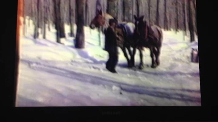 1986 Julien Habel, cabane  sucre, film par Paul Na...