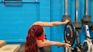 GHD side plank hold + Press