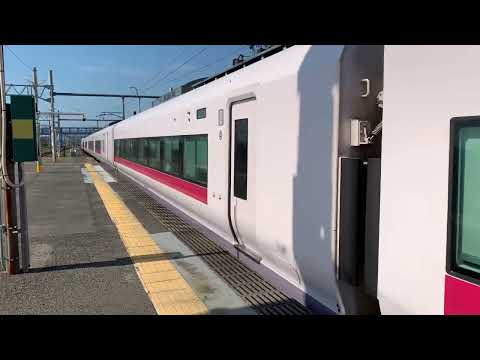 [下りのひたち号]特急ひたち1号いわき行き高萩駅到着6月26日撮影