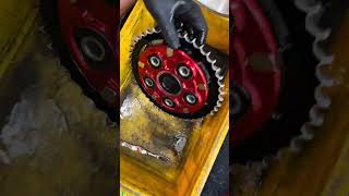 SPROCKET CLEAN UP AEM STYLE#automobile #autoparts #maintenance #repairing #tools #shorts
