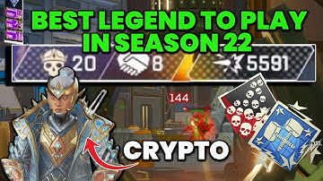 Crypto is the BEST LEGEND to play in Season 22 (20 Bomb & 5,000+ damage) | Apex Legends