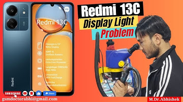 Redmi 13C Display Light Problem | How To Fix Redmi 13c Display Light Off Problem Fix.