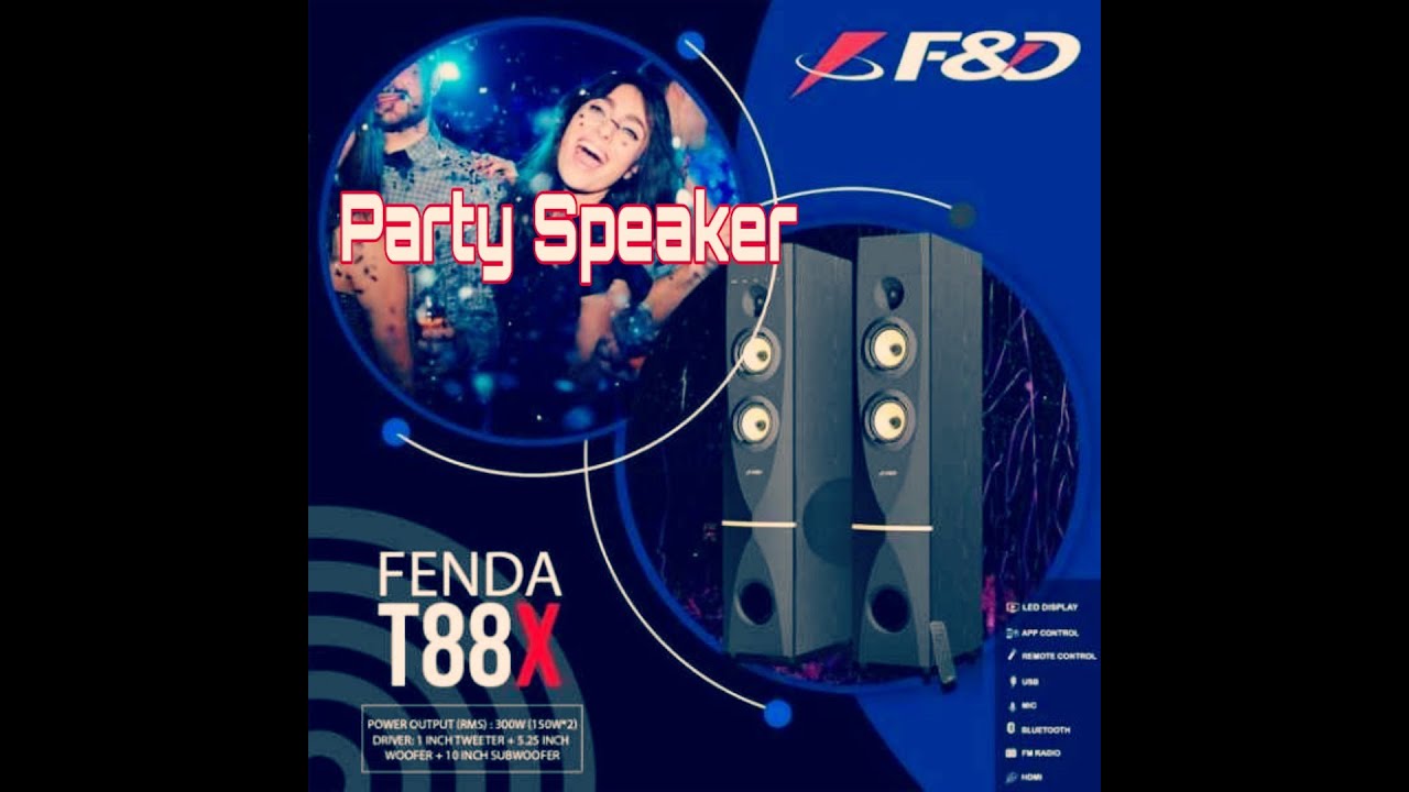F&D T88x full testing, Bass testing, Mic Testing & Kareoke Testing