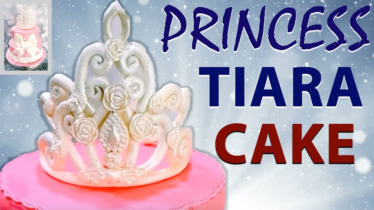 Edible Princess Tiara Cake Topper Tutorial Step by Step YouTube