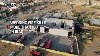 Wedding fire kills more than 100 people in Iraq