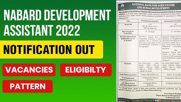 NABARD Grade A 2022 Development Assistant Notification | Eligibility, Syllabus | NABARD DA Vacancy