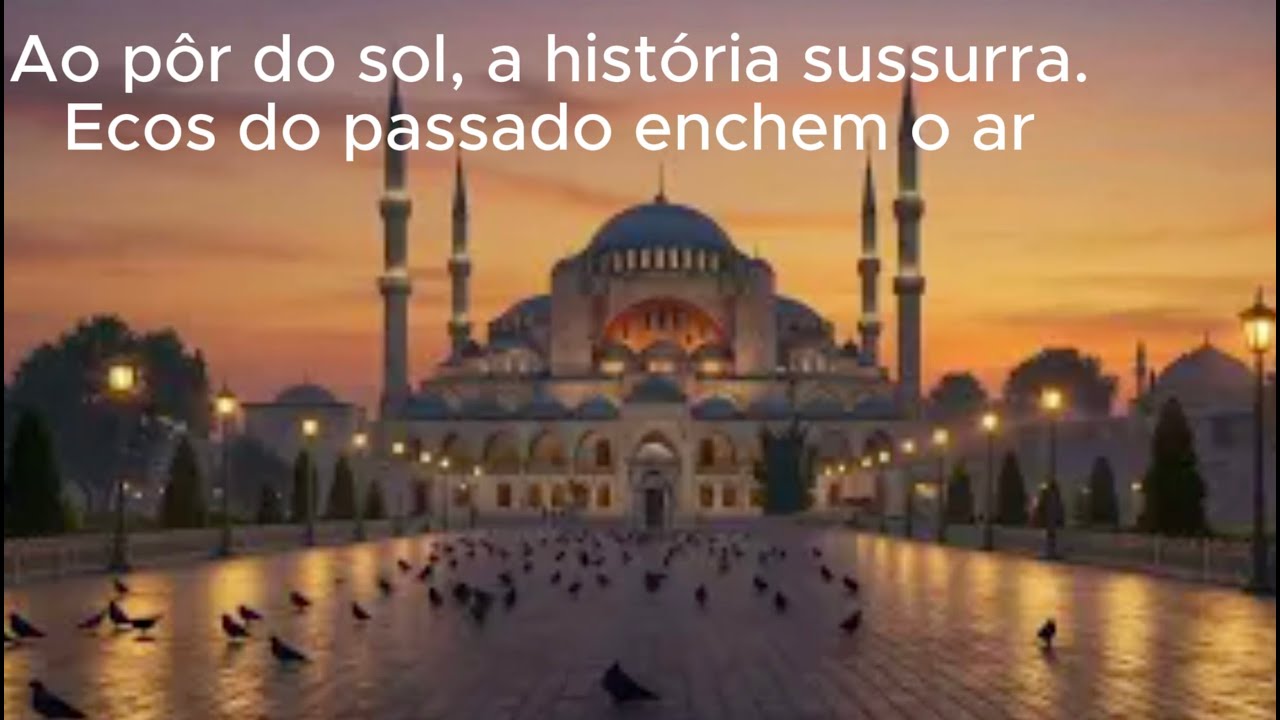 4K Istanbul entre neblina e minaretes onde o tempo parece sussurrar memórias antigas