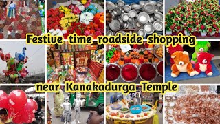 # Roadside business #Roadside shopping in Vijayawada @Kanakadurga temple screenshot 5