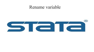 Data analysis in STATA || Rename variable