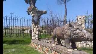 Резные животные из дерева Резные животные из дерева