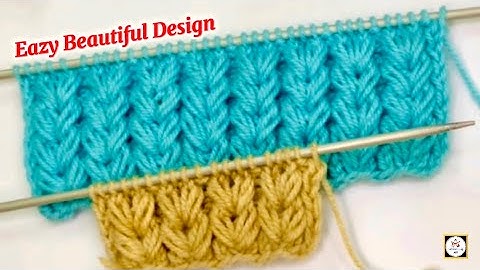 Easy Knitting Pattern For Beginners 🧶 | Step-by-Step Knitting Tutorial #howtoknit