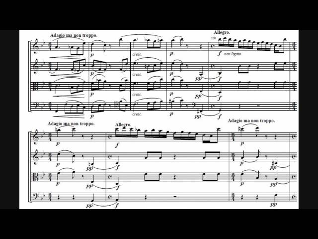 Beethoven - Quatuor à cordes n°13: 4e mvt : Quatuor de Leipzig