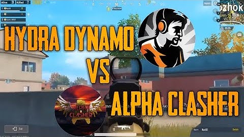 Hydra Dynamo VS Alpha Clasher | PUBG Mobile Fight