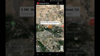 2.5 earthquake lake arrowhead, california 5-11-20