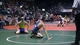 Ohio Junior High School State Wrestling Tournament 2012 146 Pounds Round 1