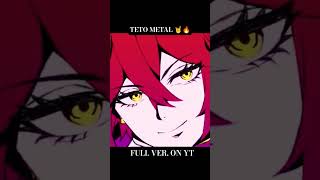 My new metal SYNTHV ORIGINAL ft KASANE TETO is OUT NOW! 🤘🔥 #vocaloid #synthv #kasaneteto #vocalopost