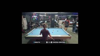 Han Yu Vs Chezka Centeno Scratch On The break #billiards #10ball