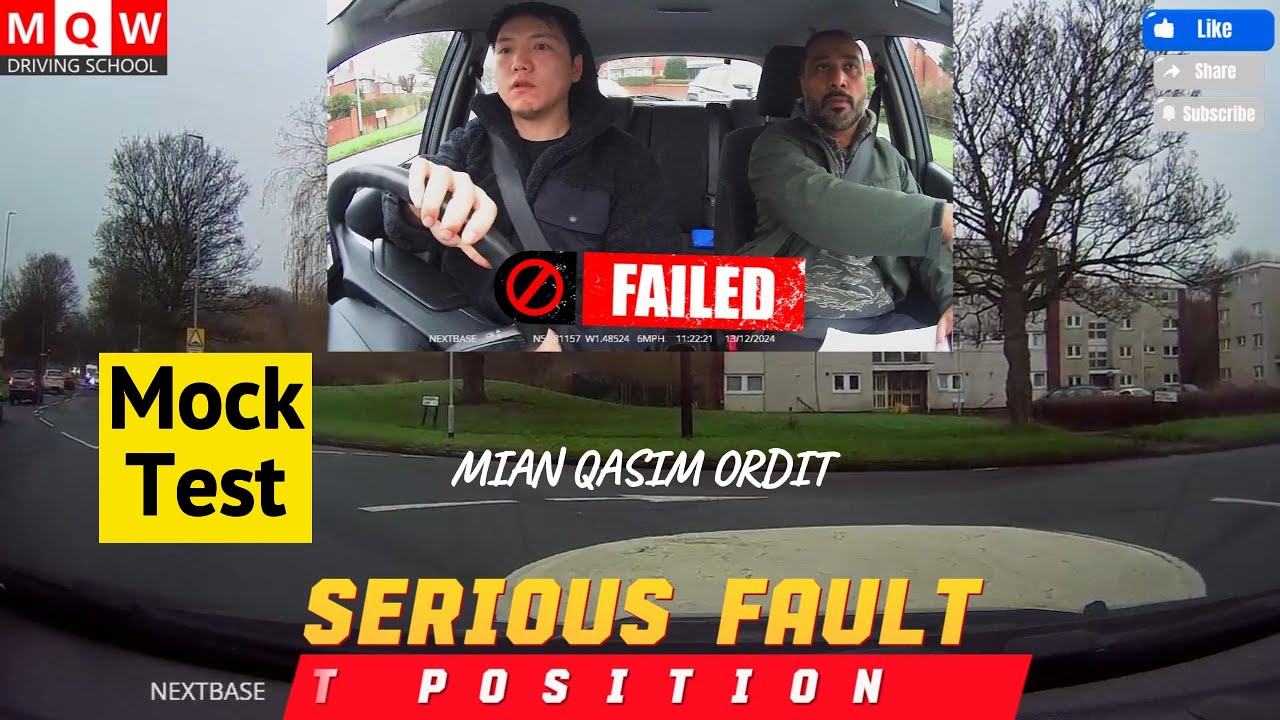 Mock Driving test | Driving test route | Leeds | Mock test Fails | Feedback | Harehills | Horsforth