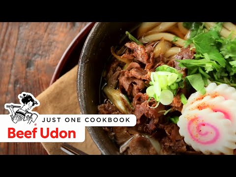 how-to-make-beef-udon-(recipe)-肉うどんの作り方（レシピ）