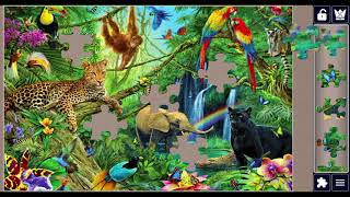 Exotic Animals and Birds in Jungle// jigsaw puzzle game 🧩//@jigsawpuzzle45 screenshot 2