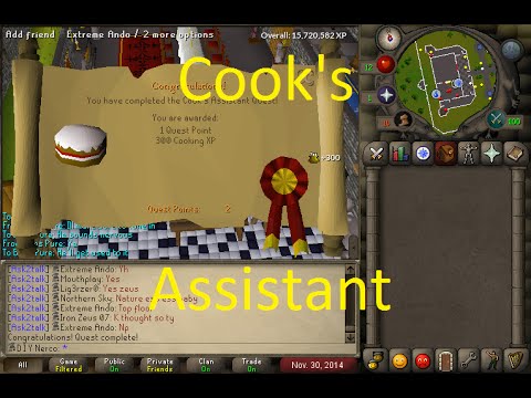 OSRS Quests - Cook's assistant - YouTube