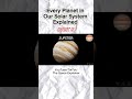 Every Planet in Our Solar System Explained PART 5 #science #solarsystem #planets #nasa #viral