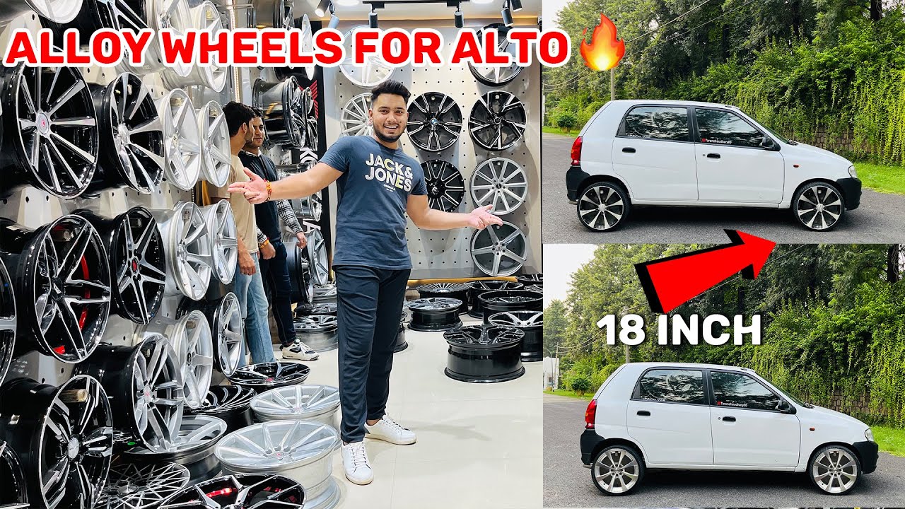 New Alloy Wheels For Alto 😱😱?? Which ONE is Best 😓 Best Alloy For Cars