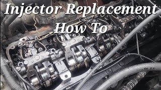 Detroit 60 Injector Replacement How to Easy Freightliner Century Columbia 12.7 14 liter DIY