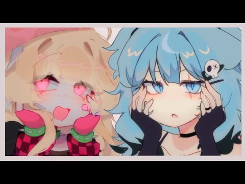 Kara Kara meme | Gacha + Art | Collab with @peachy_006